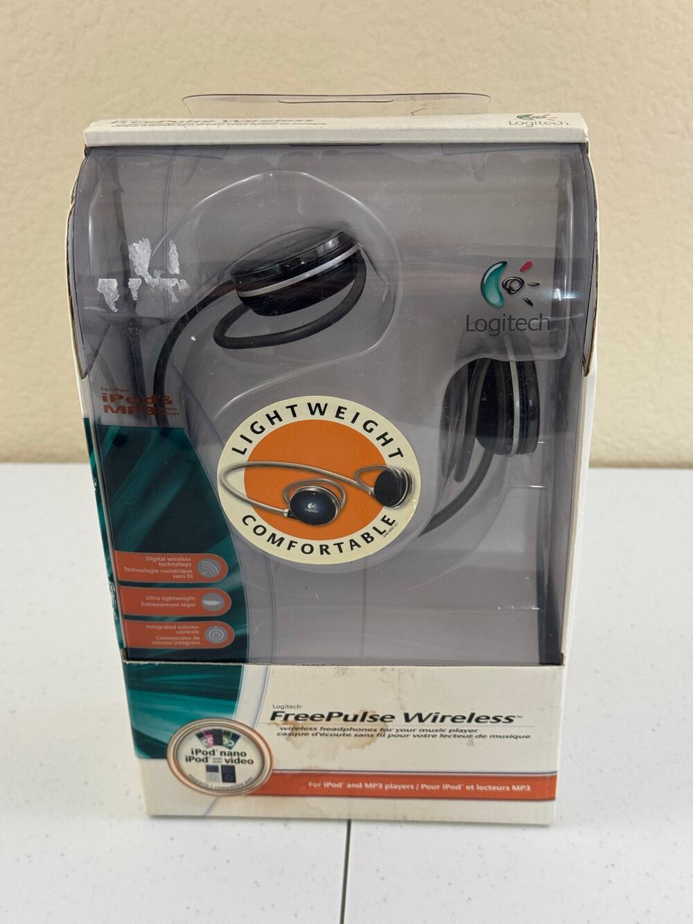Logitech FreePulse Wireless Headphones 980461-0403